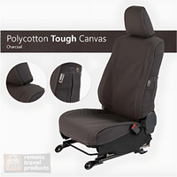 Disco Series 3 HSE (SE - 2008 to 2009); 2 fronts with armrests & airbags, 35/30/35 rear bench POLY COTTON CHARCOAL