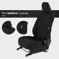 Suzuki Jimny (mid 2012 - present); 2 fronts, solid rear bench with 50/50 backrest. - POLY ENDURO BLACK