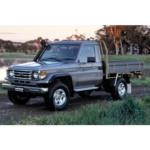 Land Cruiser 75 Series GXL Cab Chassis (1975 - 2007, 2008 - present); 1 front, 3/4 front bench